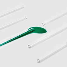 Cargar imagen en el visor de la galería, Set de Pajitas Cristal Largas