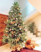 Cargar imagen en el visor de la galería, Adorno de cristal dorado