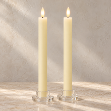 Cargar imagen en el visor de la galería, Éterna Duo · Velas LED de cera real en marfil · Pack de 2
