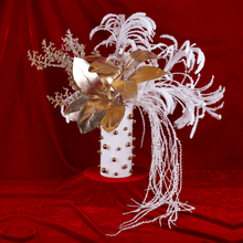 Cargar imagen en el visor de la galería, Rama Amaranthus Blanca Glitter
