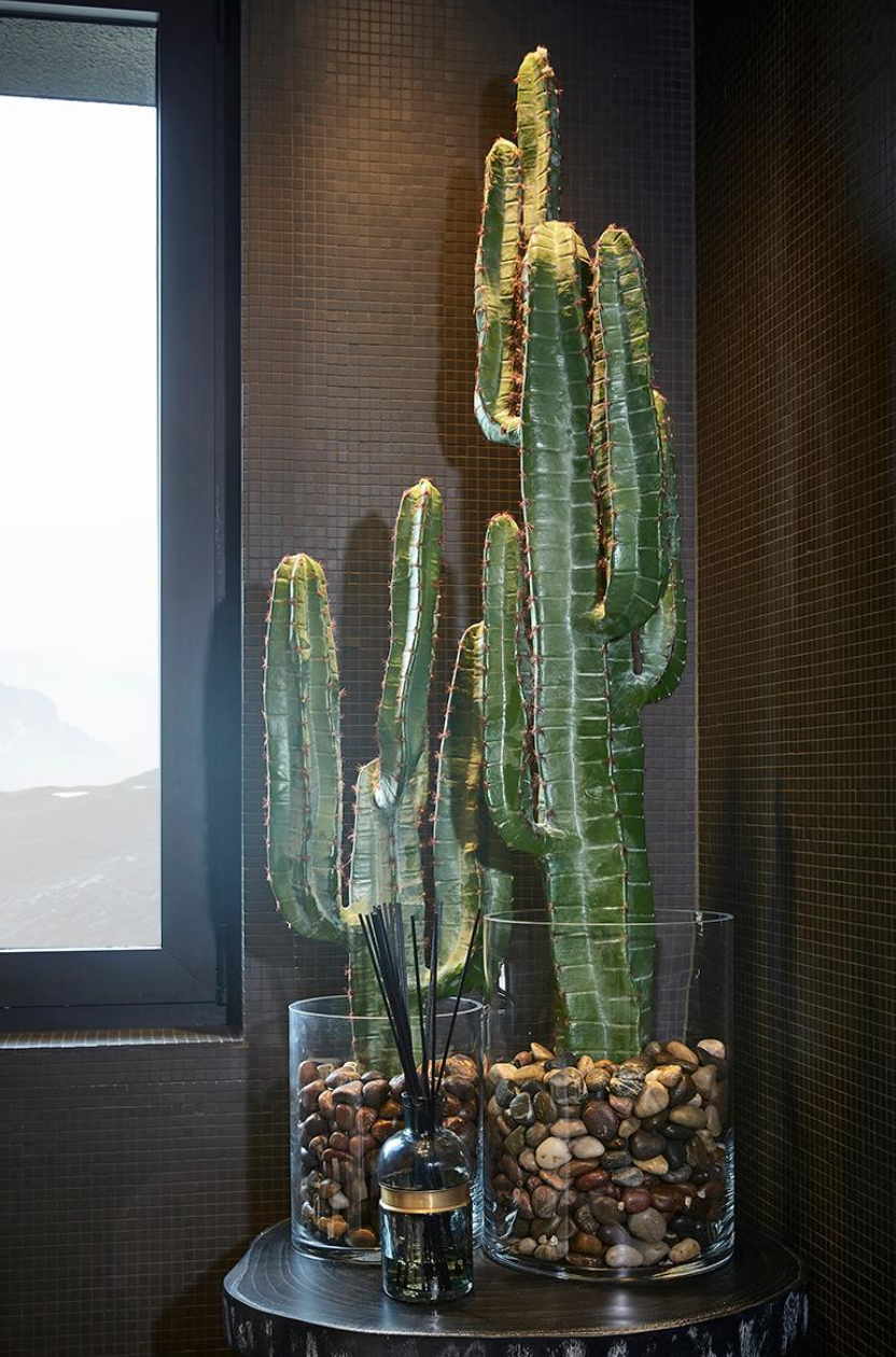 Jarrón Cristal Cilíndrico Transparente Alargado – Decoco Flower Shop