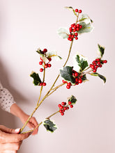 Cargar imagen en el visor de la galería, Web Decoco Producto Navidad Acebo Blanco 3
